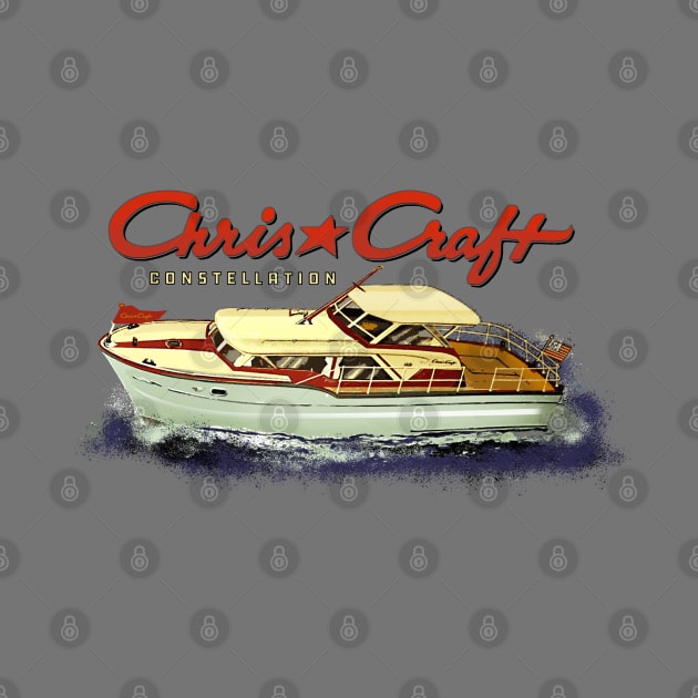 Chris Craft Constellation by Midcenturydave