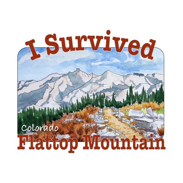 I Survived Flattop Mountain, Colorado by MMcBuck