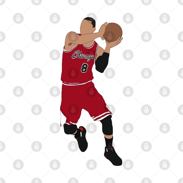 Zach Lavine Dunk by rattraptees