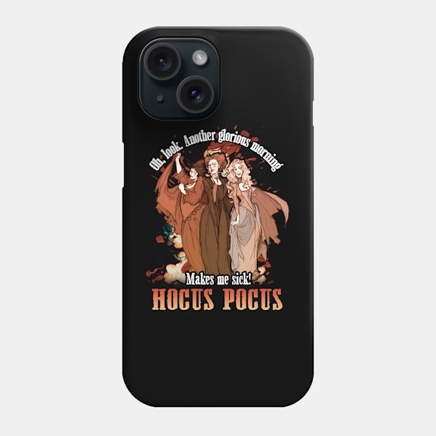 Hocus Cartoon Character Phone Case by Smoking Robot