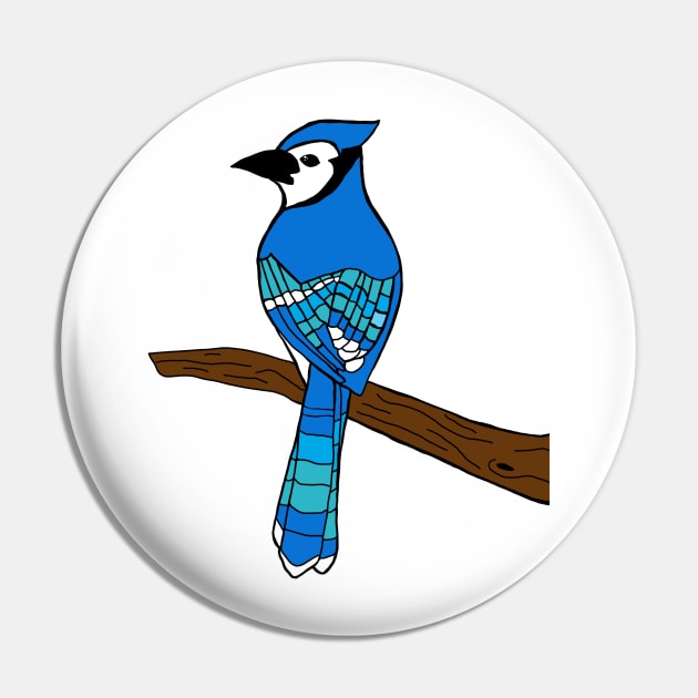 Bluejay Pin by shellTs