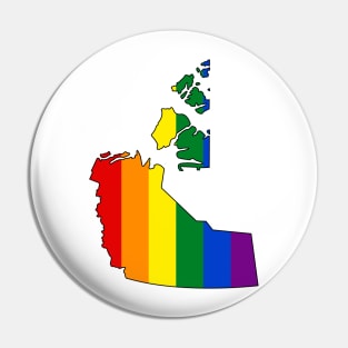 Northwest Territories Pride! Pin