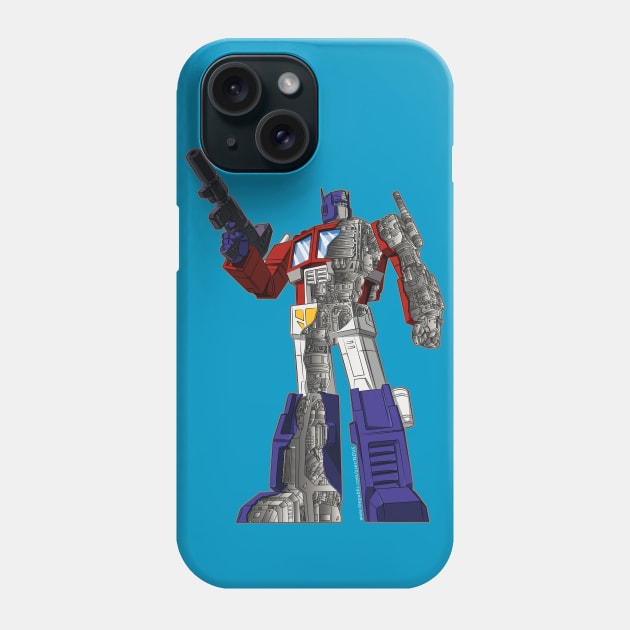 Optimus Prime - Écorché Phone Case by NDVS