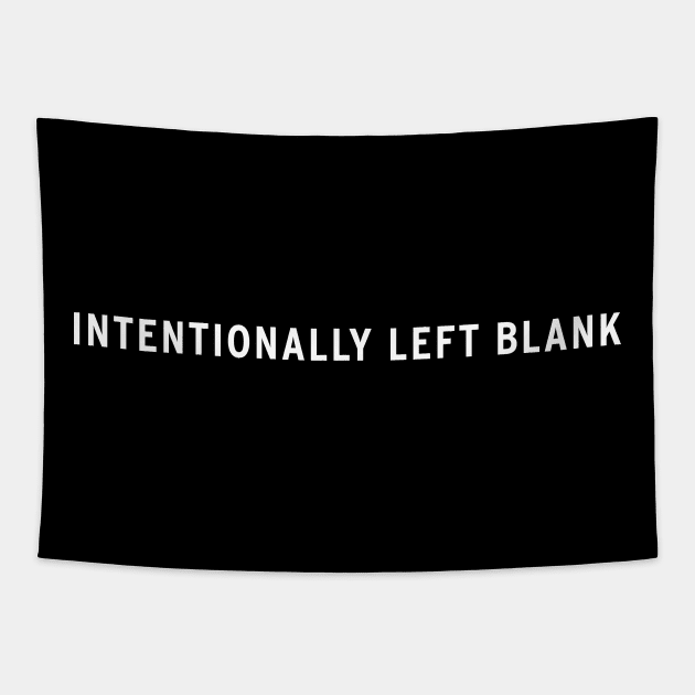 Intentionally left blank Tapestry by DavidCentioli