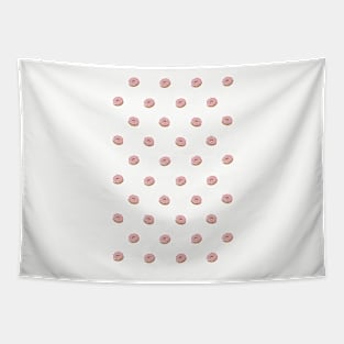 Glazed Donut with Sprinkles Pattern Tapestry