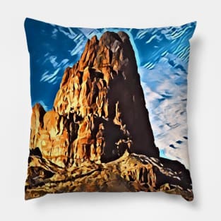 Hill In The Desert Pillow