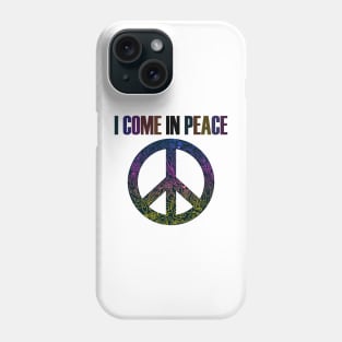 I Come In Peace World Love Flowers Fun Hippie Cute Freedom Shirt Phone Case