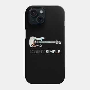 Keep It Simple S-Style Electric Guitar Texture Phone Case