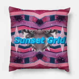 Winter Grid Pillow