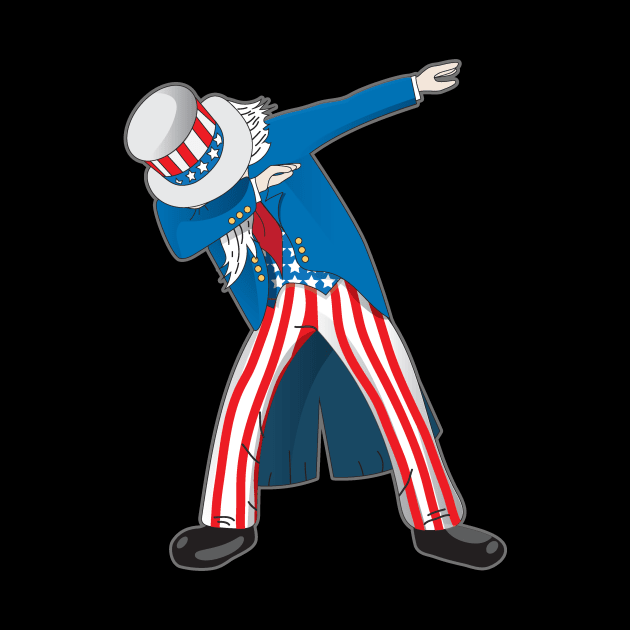 Dabbing uncle SAM by WAADESIGN