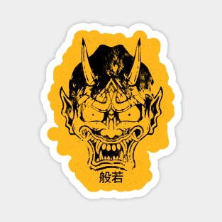 hannya mask black Magnet