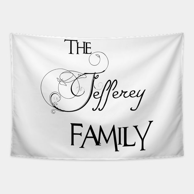 The Jefferey Family ,Jefferey Surname Tapestry by Francoco