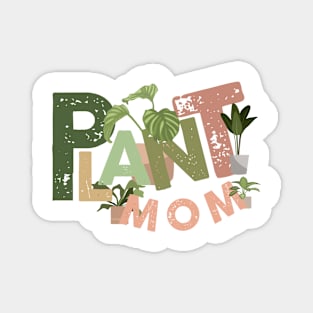 plant mom succulents introvert funny humor Magnet