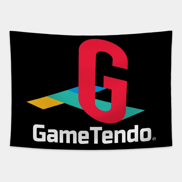 GameTendo 69 Video Game System 90's 2000's Knock Off Brand Logo Parody Tapestry by blueversion