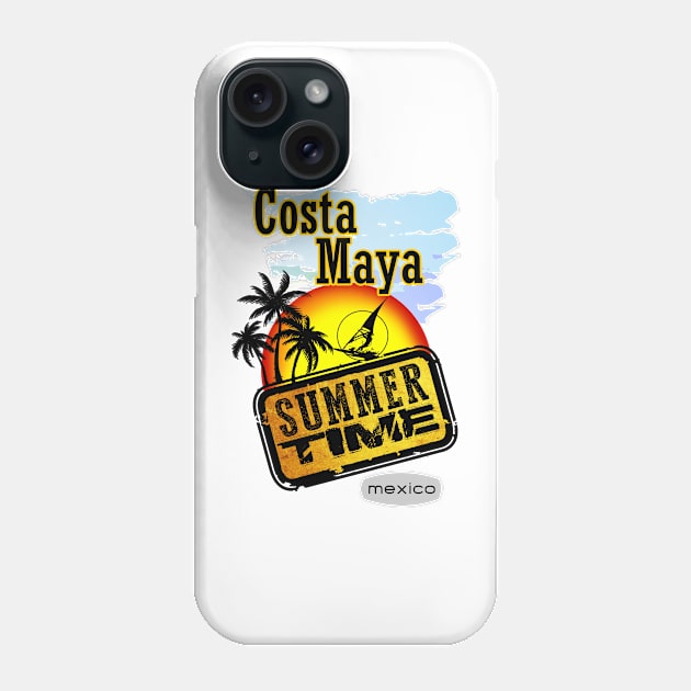 Costa Maya, Mexico Phone Case by dejava