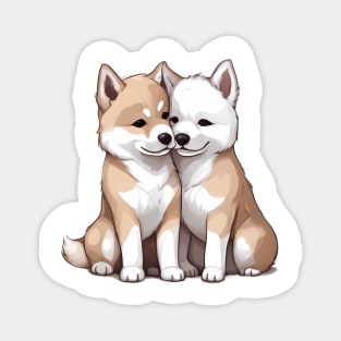 akita dog breed Magnet