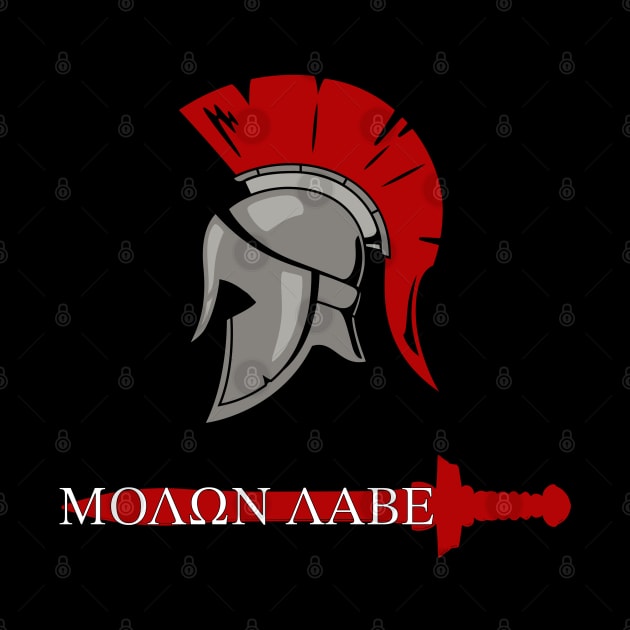 Spartan Warrior Molon Labe by Scar