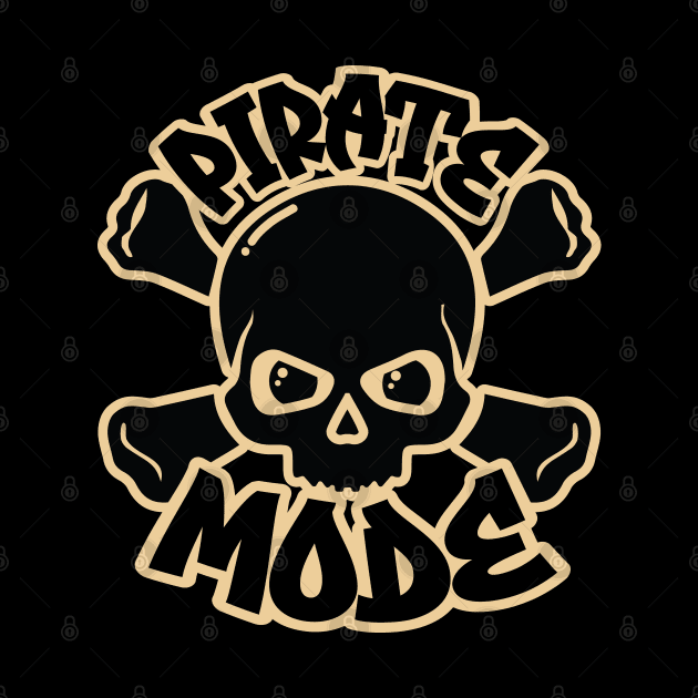 Fun Pirate Mode Graphic by Graphic Duster