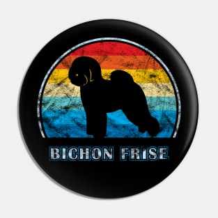Bichon Frise Vintage Design Dog Pin