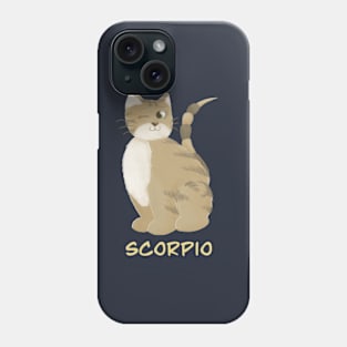 Scorpio cat zodiac sign Phone Case