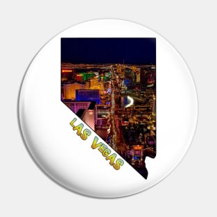 Nevada State Outline (Las Vegas) Pin