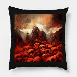 Hell's Road Pillow