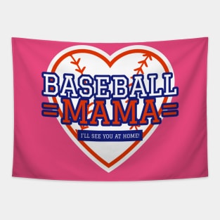 Baseball Mom Tapestry