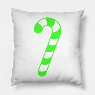 GREEN AND WHITE CANDY CANE - CUTE CHRISTMAS DESIGN Pillow