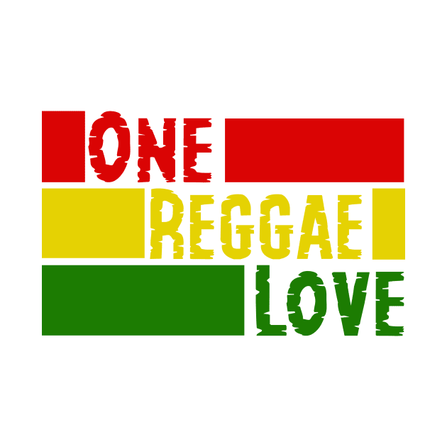 One Reggae Love, Ethiopia flag, Rasta by alzo