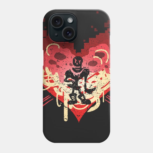 Underheart - Papyrus Red Phone Case by Drawerpunk