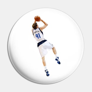 Dirk Nowitzki of the Dallas Mavericks Pin