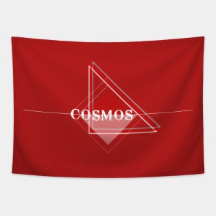 Cosmos Simple / RED Tapestry