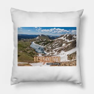 Beartooth Highway Wyoming and Montana Pillow