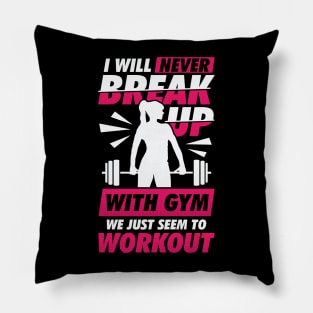 Bodybuilding Gym Fitness Workout Girl Gift Pillow