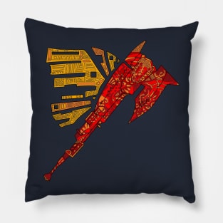 Monster hunter Switch axe lined Pillow