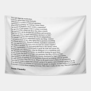 Noam Chomsky Quotes Tapestry