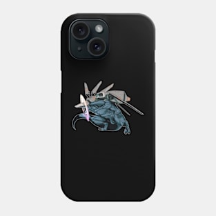 aesthetic manga kaiju Phone Case