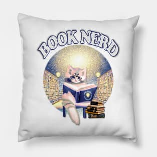 Book Lover Nerd Pillow