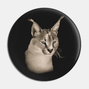 Caracal Wild Cat for Cat Lovers Pin