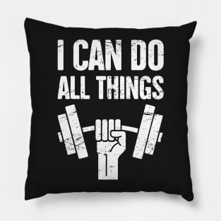 I Can Do All Things – Christian Workout Pillow