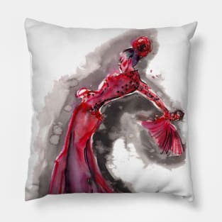 Flamenco Dancer Pillow