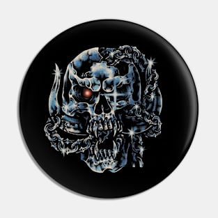 CHAIN SKULL Pin