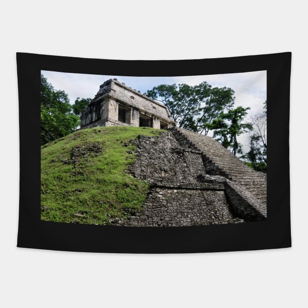 Mexique - Palenque, site Maya Tapestry by franck380