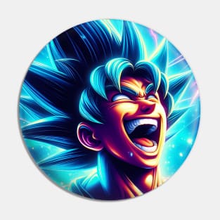 Goku super saiyan laugh Pin