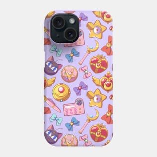 Sailor moon Pattern - Lilac Version Phone Case