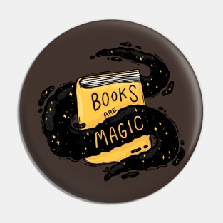 Books Are Magic Pin