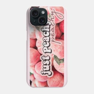 Peachy preach milk feminine cute kawaii pink vintage retro aesthetic beautiful dream love romantic Phone Case