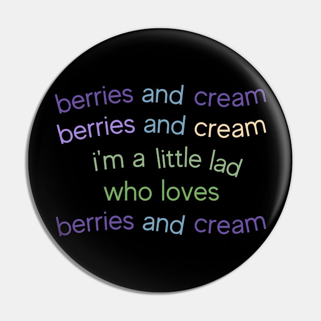 Berries and Cream For a Little Lad Pin by BobaPenguin