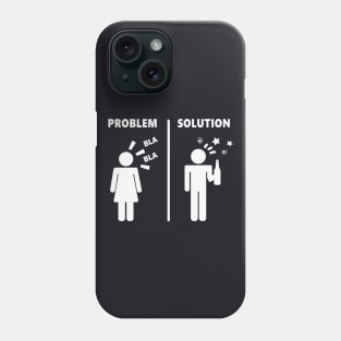 Man Woman Problem funny Relationship Gift Phone Case