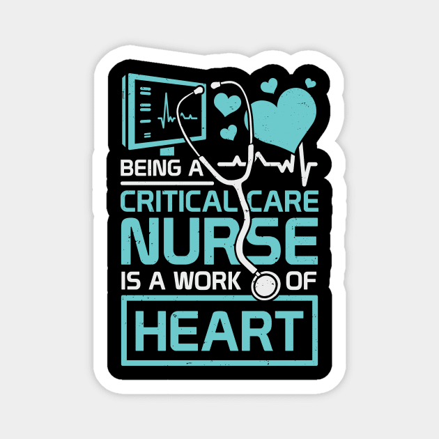 Intensive Critical Care Nurse Gift Magnet by Dolde08